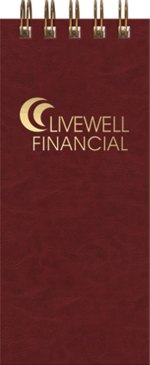 Luxury Cover Series 4 Mini-ReporterPad w/Black Paperboard Back Cover (3"x7") 1 Luxury Cover Series 4 Mini-ReporterPad w/Black Paperboard Back Cover (3"x7") 1