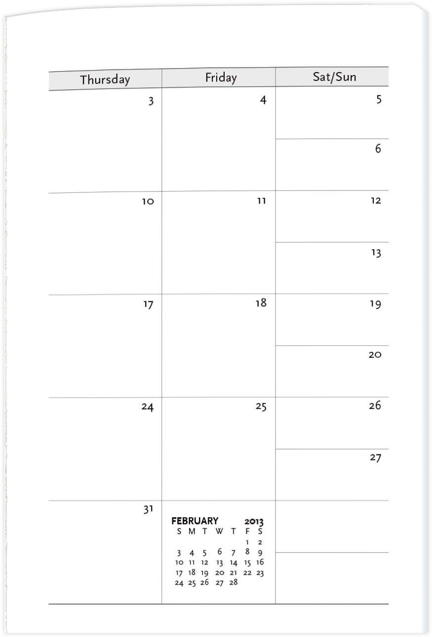 Small HybridPlanners™ PerfectBook™ (5.5"x8.5") 1