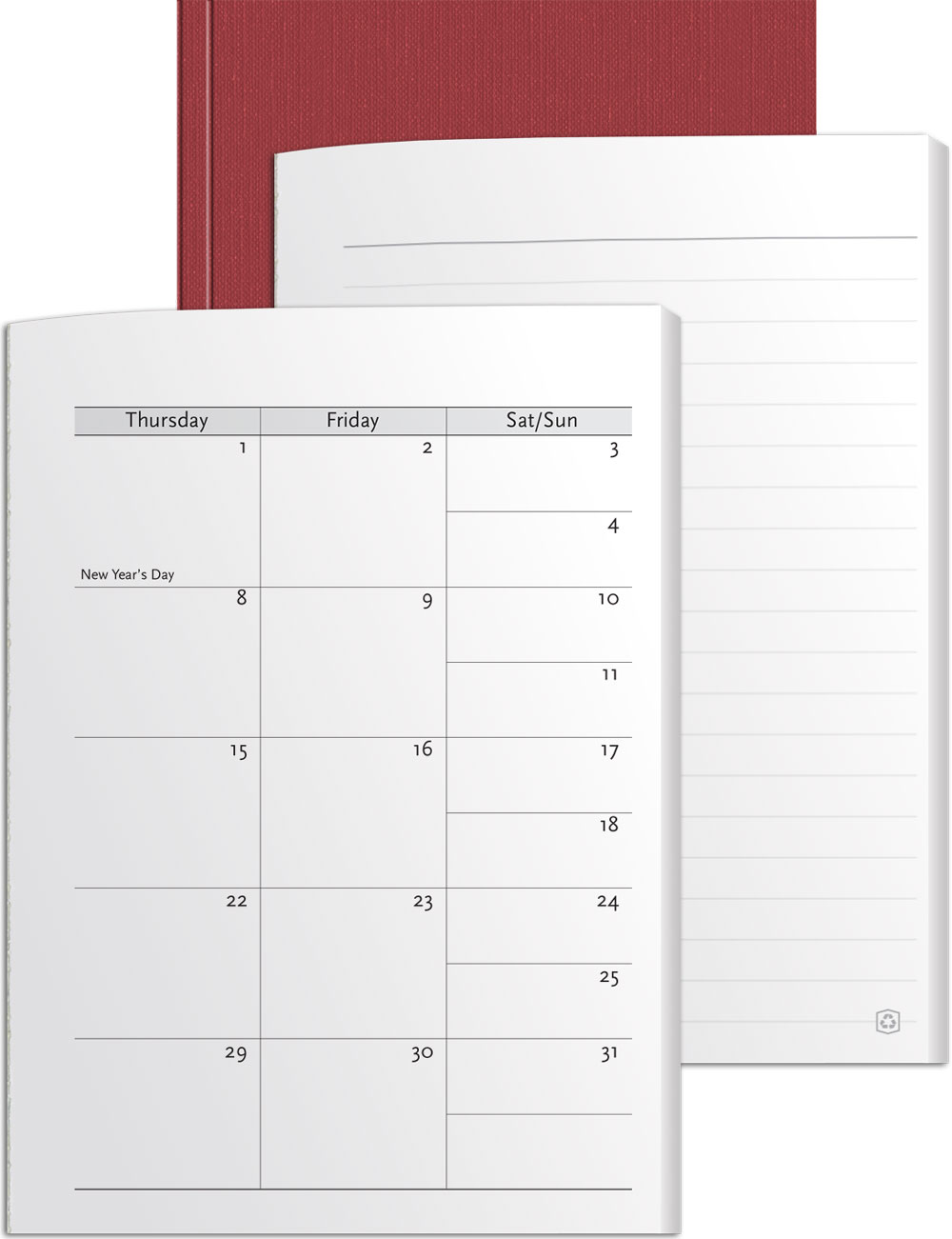 Small HybridPlanners™ PerfectBook™ (5.5"x8.5") 1