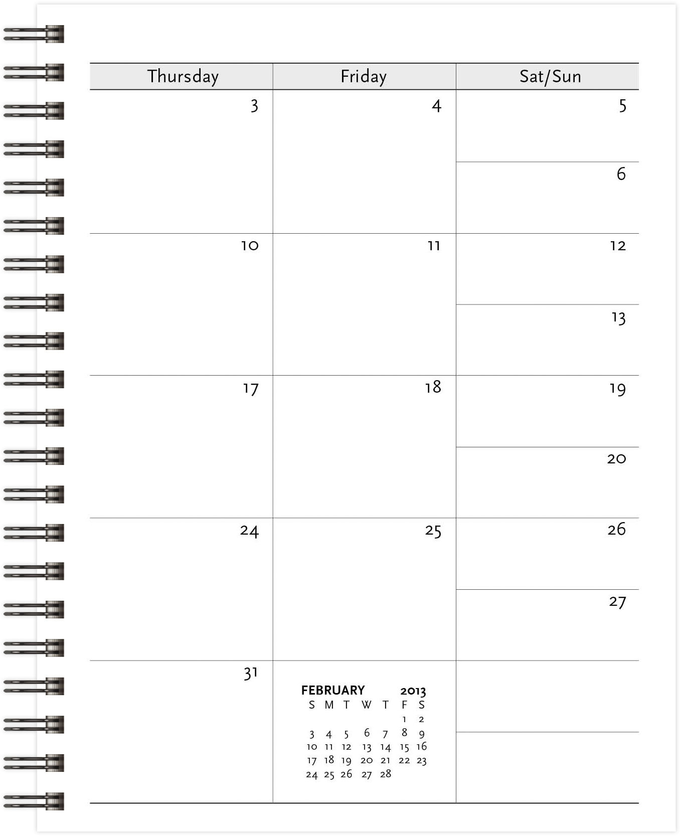 Classic Large Wire Bound Hybrid Planners™ (8.5"x11") 1
