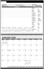 The President™ HardCover Monthly Planner (11"x8.5") - White Blank Inside The President™ HardCover Monthly Planner (11"x8.5") - White Blank Inside