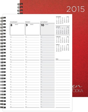 WeeklyOrganizer™ Leatherette Organizer (7"x10") 1