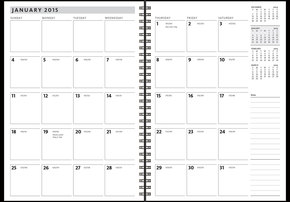 WeeklyOrganizer™ Leatherette Organizer (7"x10") 1