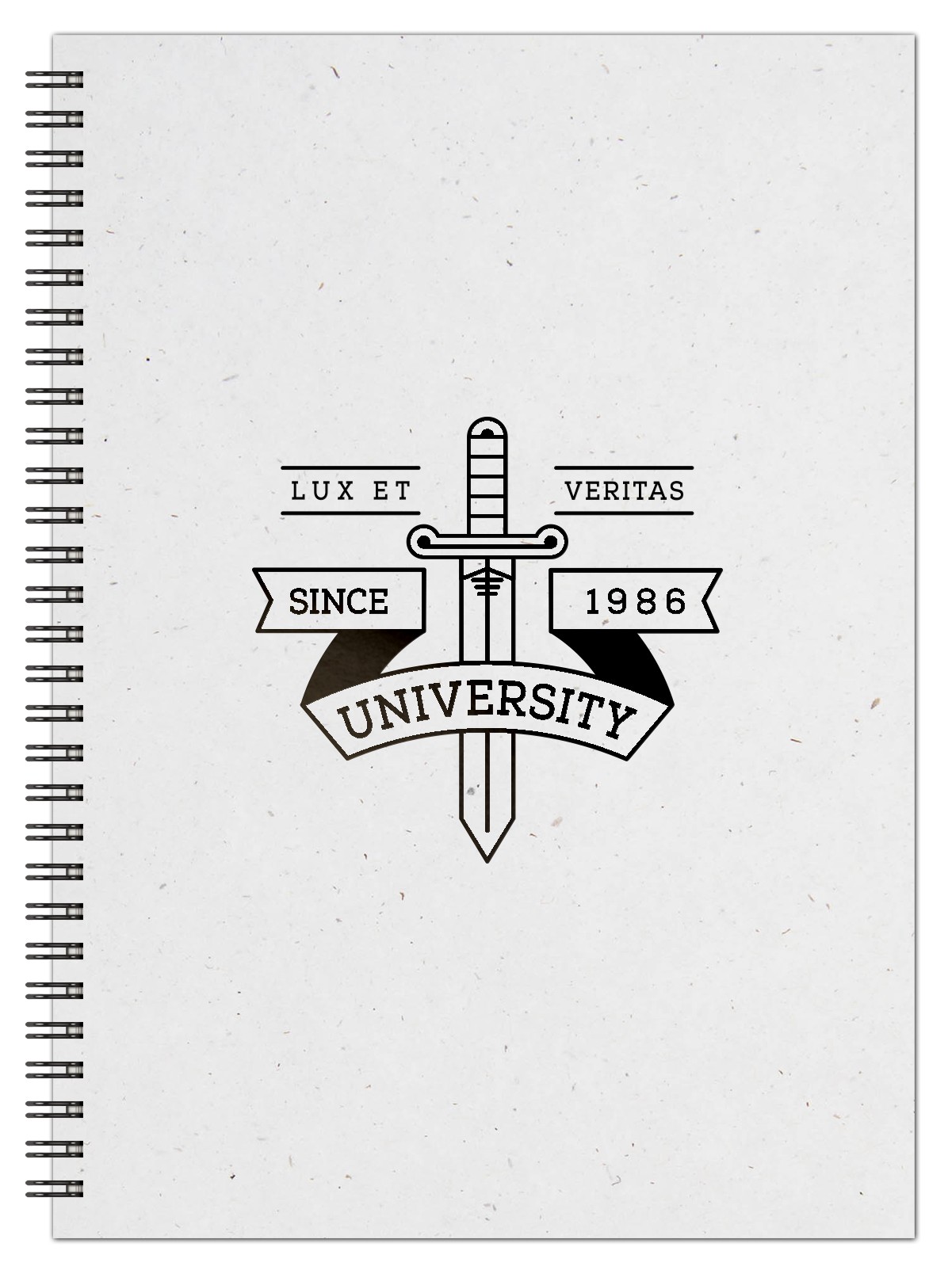 SlimLine Neutral NoteBook (7" x 10") 1