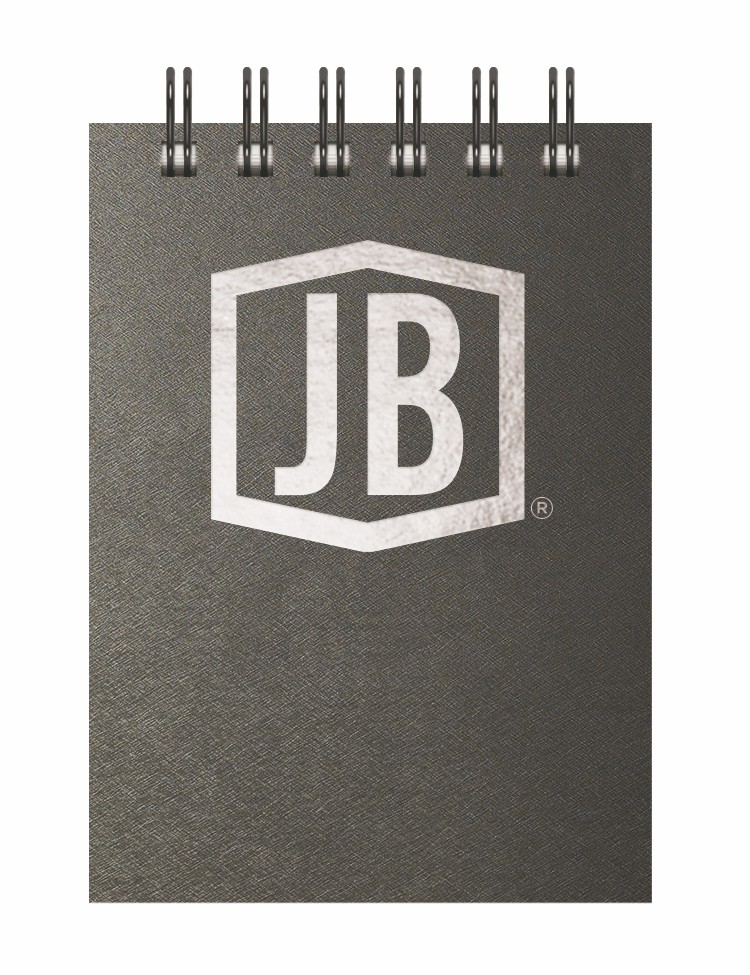 Luxury Cover Series 4 Small JotterPad w/Black Paperboard Back Cover (3.5"x5") 1