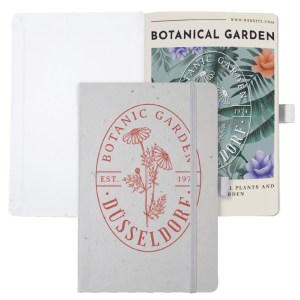 Recycled Seed Paper Journal w/Full-Color Tip-In (5.5"x8.5") 1 Recycled Seed Paper Journal w/Full-Color Tip-In (5.5"x8.5") 1