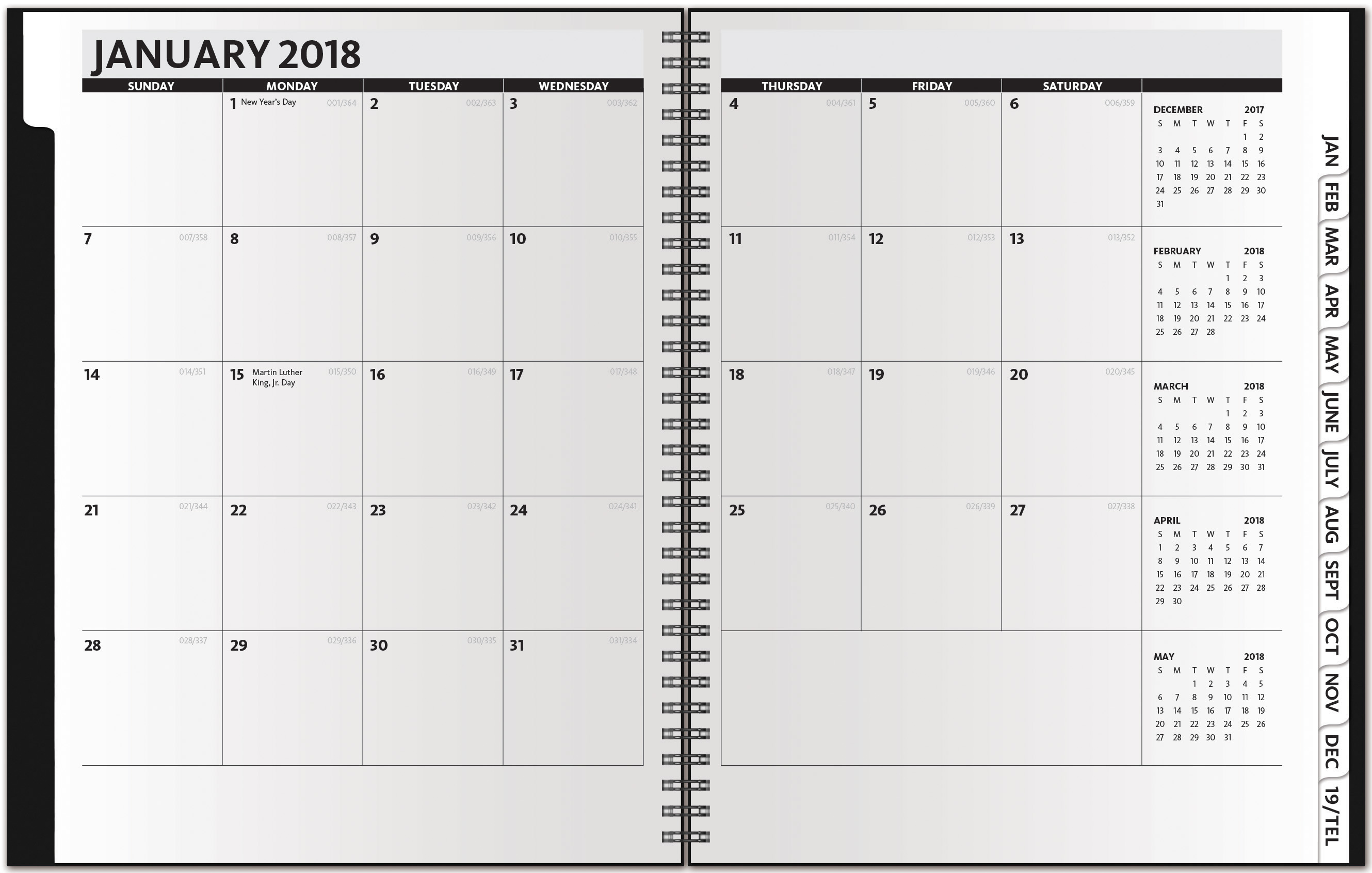 TheAnalyst™ Monthly HardCover Planner (8.5"x11") 1