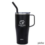 Perka Clayton 20 oz. Double Wall, Stainless Steel Travel Mug 2 Perka Clayton 20 oz. Double Wall, Stainless Steel Travel Mug 2