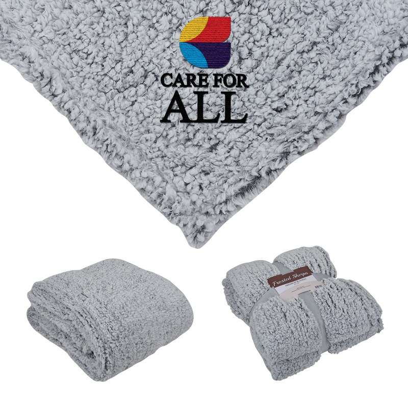St. Cloud 50" x 60" Frosted Sherpa Blanket 1 St. Cloud 50" x 60" Frosted Sherpa Blanket 1