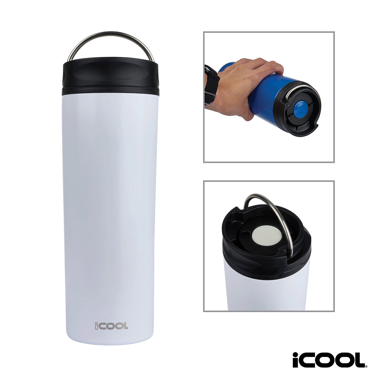 iCOOL Cedarpoint 16 oz. Vacuum Insulated 360 Tumbler 1