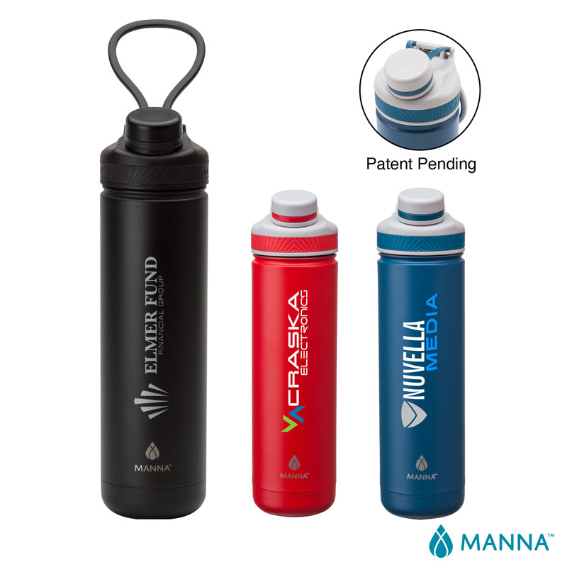 Manna 26 oz. Ranger Powder Coated Steel Bottle 1
