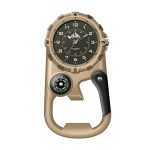 Wc8229 41mm Metal Copper Pocket Watch, 3 Hand Mvmt, Black Dial, Compass, Carabiner 2 Wc8229 41mm Metal Copper Pocket Watch, 3 Hand Mvmt, Black Dial, Compass, Carabiner 2