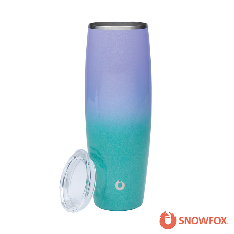 Snowfox 24 oz. Shimmer Finish Vacuum Insulated Beer Tumbler 1