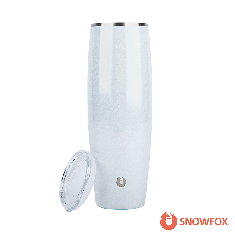 Snowfox 24 oz. Shimmer Finish Vacuum Insulated Beer Tumbler 1