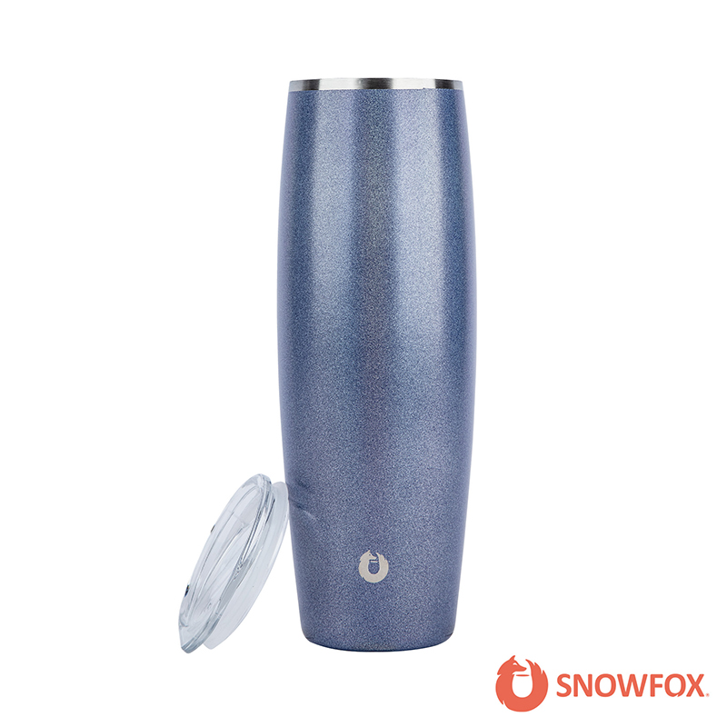 Snowfox 24 oz. Shimmer Finish Vacuum Insulated Beer Tumbler 1