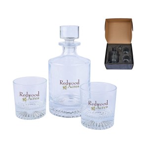 Wellington Kingsley Whiskey Decanter & Glasses Set 1 Wellington Kingsley Whiskey Decanter & Glasses Set 1