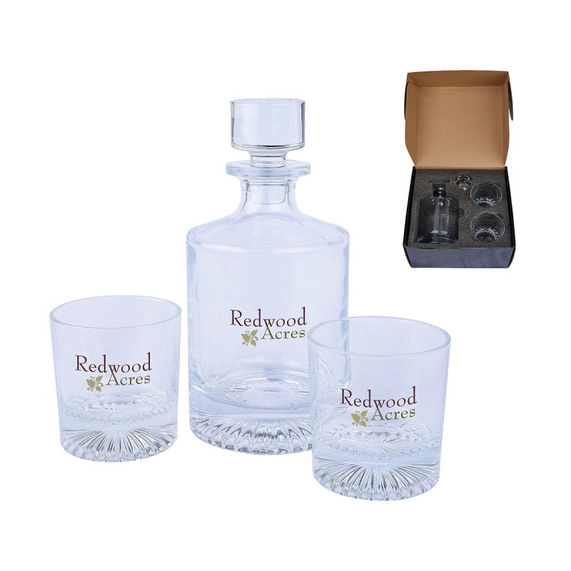 Wellington Kingsley Whiskey Decanter & Glasses Set 1 Wellington Kingsley Whiskey Decanter & Glasses Set 1
