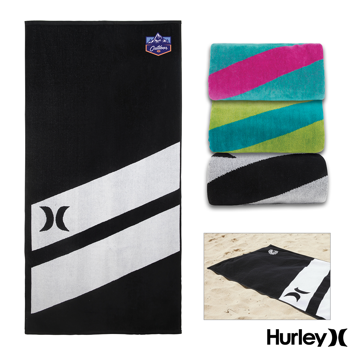 Hurley Cotton Beach Towel 1