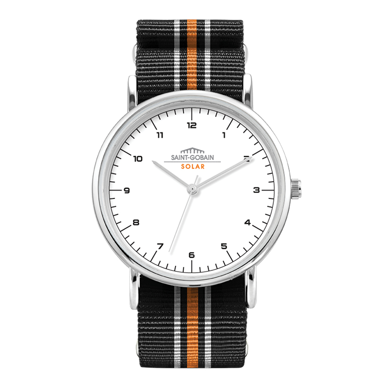 Wc1552 38mm Metal Silver Case, 3 Hand Mvmt, White Dial, Nato Strap, Flat Mineral Crystal, 3 Atm Wtr 1 Wc1552 38mm Metal Silver Case, 3 Hand Mvmt, White Dial, Nato Strap, Flat Mineral Crystal, 3 Atm Wtr 1