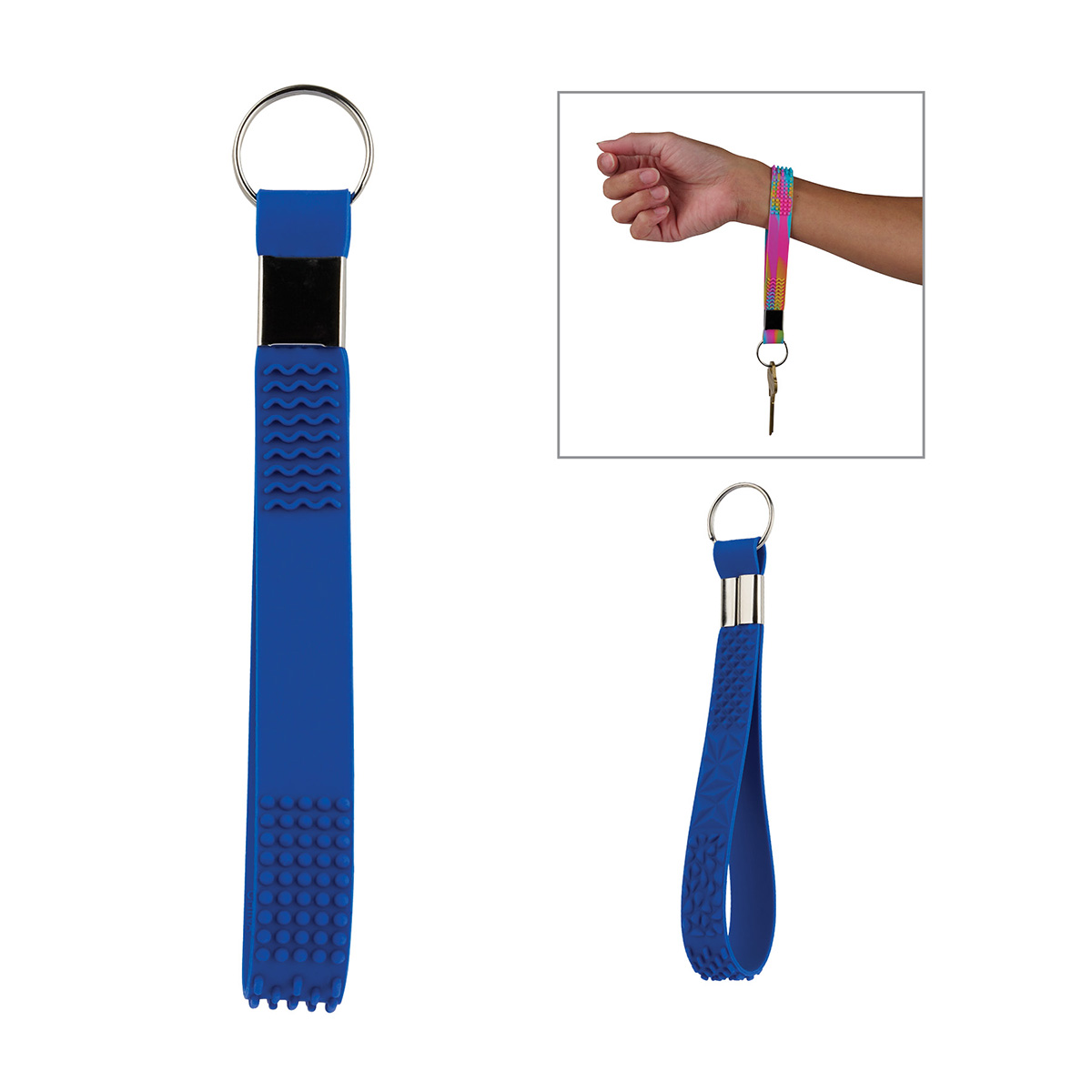 Fefe Tactile Fidget Keychain Wristlet 1