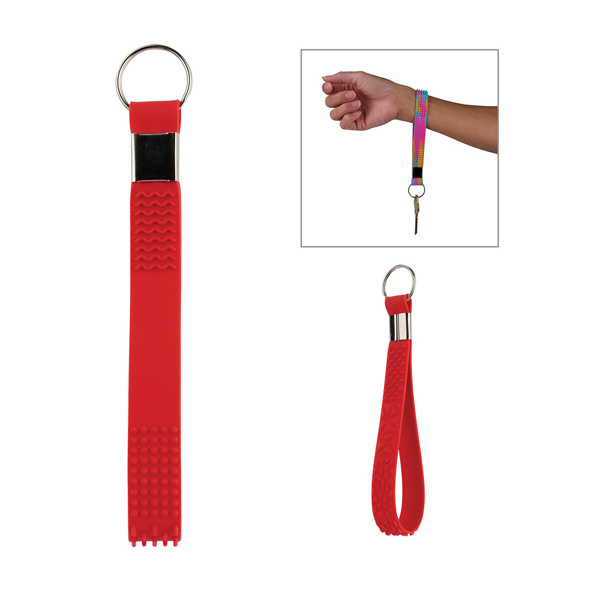 Fefe Tactile Fidget Keychain Wristlet 1