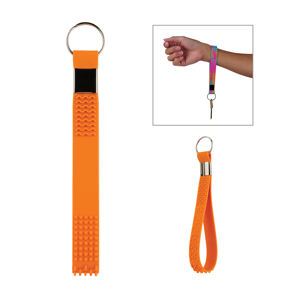 Fefe Tactile Fidget Keychain Wristlet 1