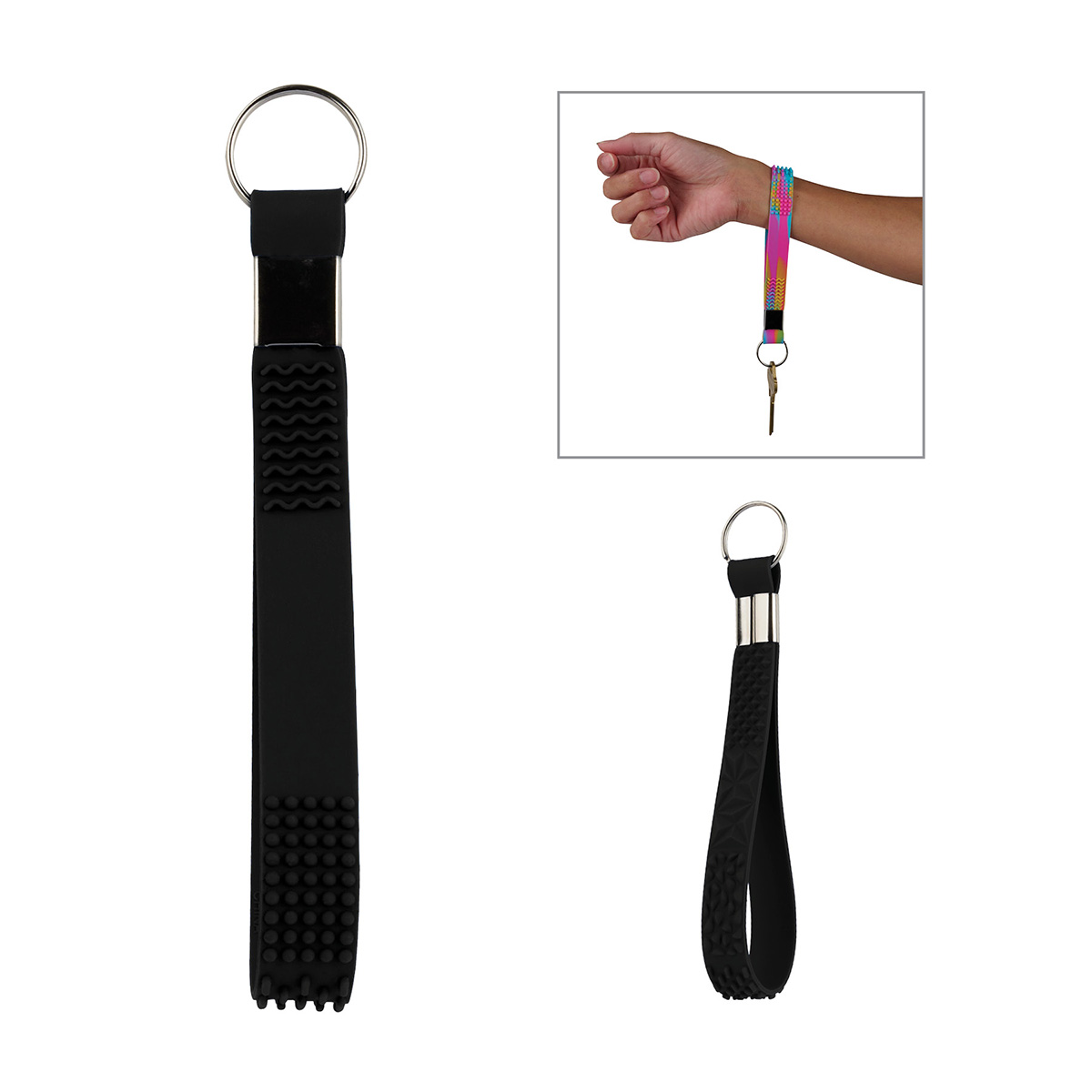 Fefe Tactile Fidget Keychain Wristlet 1