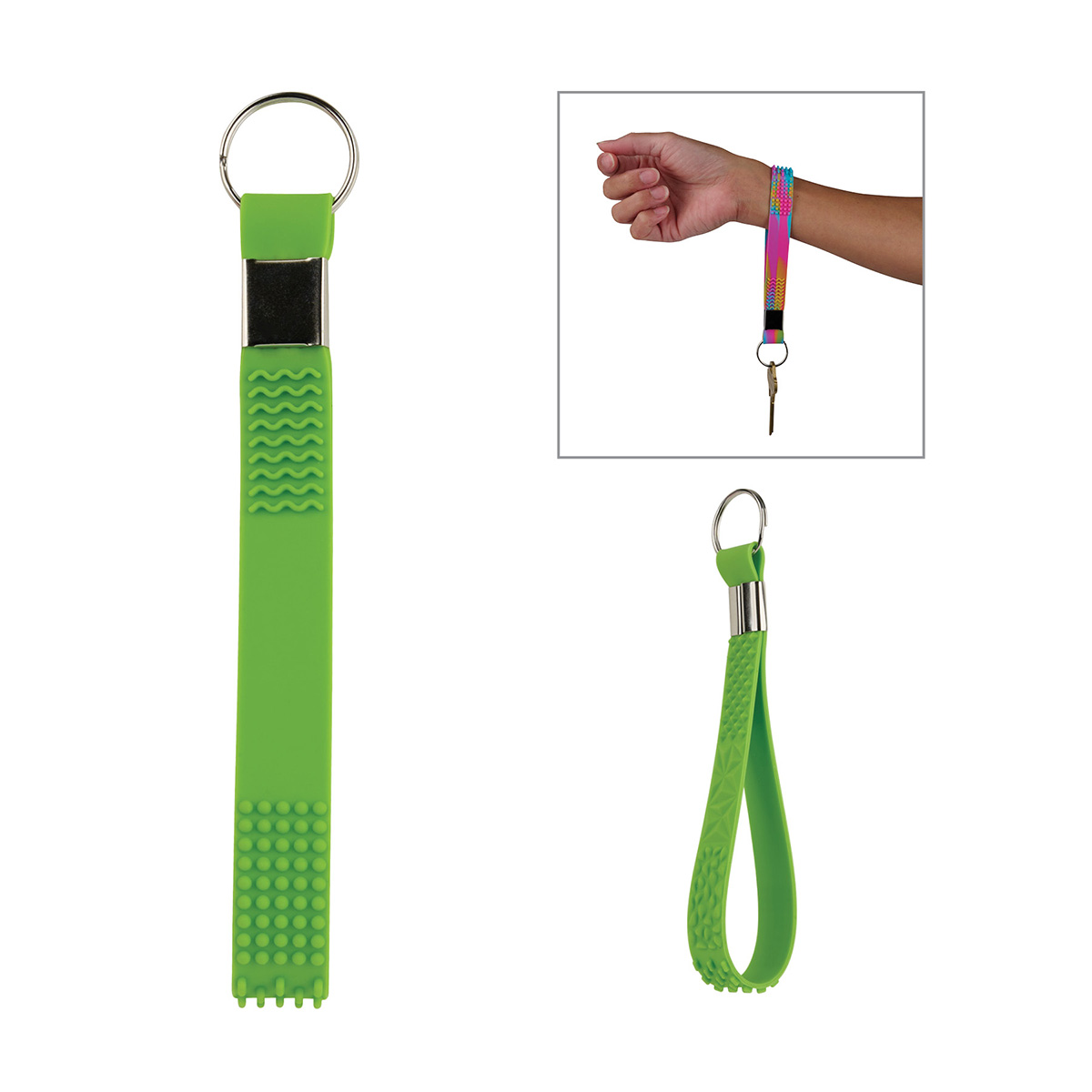 Fefe Tactile Fidget Keychain Wristlet 1
