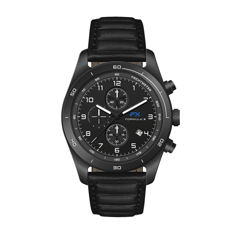 Wc6508 42mm Steel Black Case, Chronograph Mvmt, Black Dial, Dte Display, Leather Strap, Flat Mineral 1 Wc6508 42mm Steel Black Case, Chronograph Mvmt, Black Dial, Dte Display, Leather Strap, Flat Mineral 1