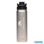 iCOOL Durango 24 oz. Double Wall, Stainless Steel Water Bottle - Steel iCOOL Durango 24 oz. Double Wall, Stainless Steel Water Bottle - Steel