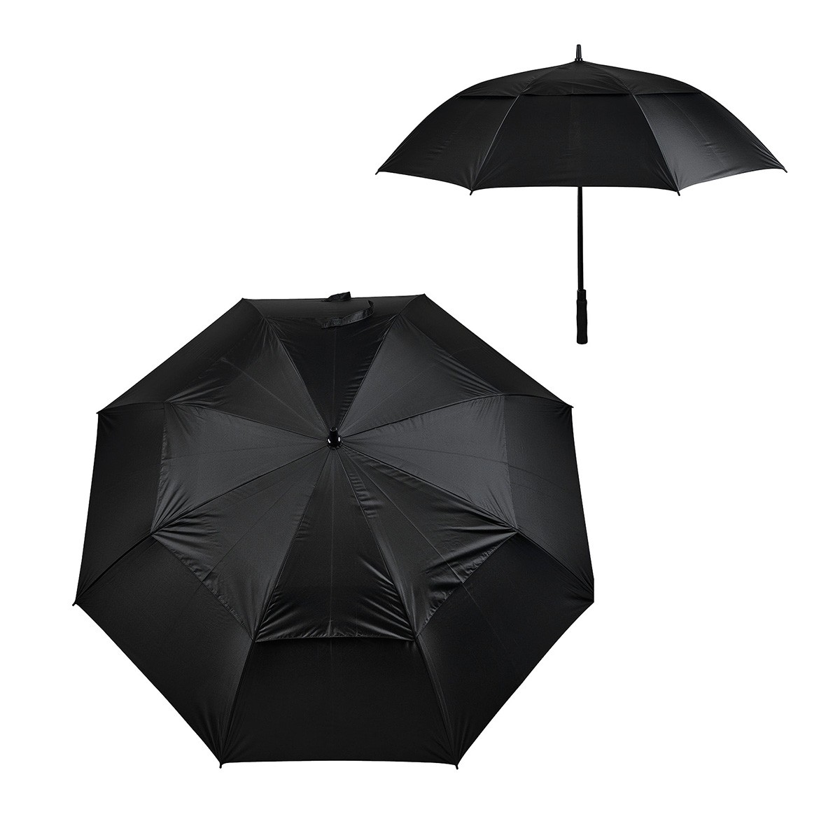 Bakerhill 62" Auto Open, Vented Golf Umbrella 1