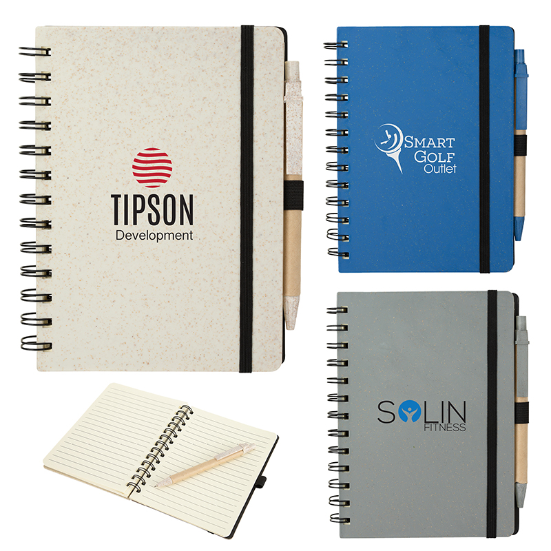 Venture Junior Wheatstraw Notebook & Pen 1