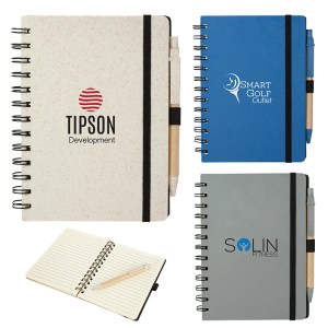 Venture Junior Wheatstraw Notebook & Pen 1 Venture Junior Wheatstraw Notebook & Pen 1