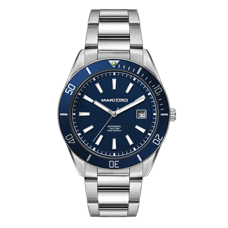 Wc8246 42mm Steel Silver Case, 3 Hand "Automatic" Mvmt, Blue Dial, Dte Display, Bl Rotating Bezel, S 1 Wc8246 42mm Steel Silver Case, 3 Hand "Automatic" Mvmt, Blue Dial, Dte Display, Bl Rotating Bezel, S 1