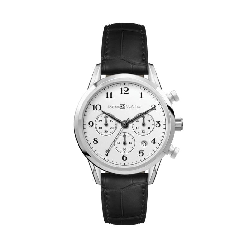 34mm, Ss, Silver Case, Chrono Mvt, Dte 1 34mm, Ss, Silver Case, Chrono Mvt, Dte 1