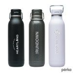Perka Dashing 20 oz. Double Wall Stainless Steel Bottle 1 Perka Dashing 20 oz. Double Wall Stainless Steel Bottle 1