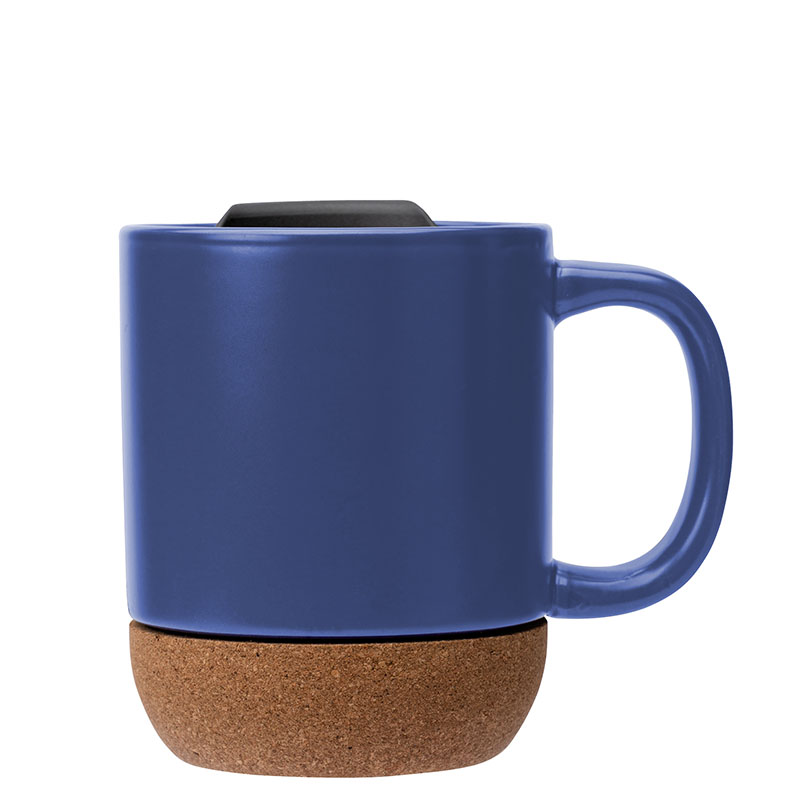 Kenya 14 oz. Ceramic Mug With Cork Base 1