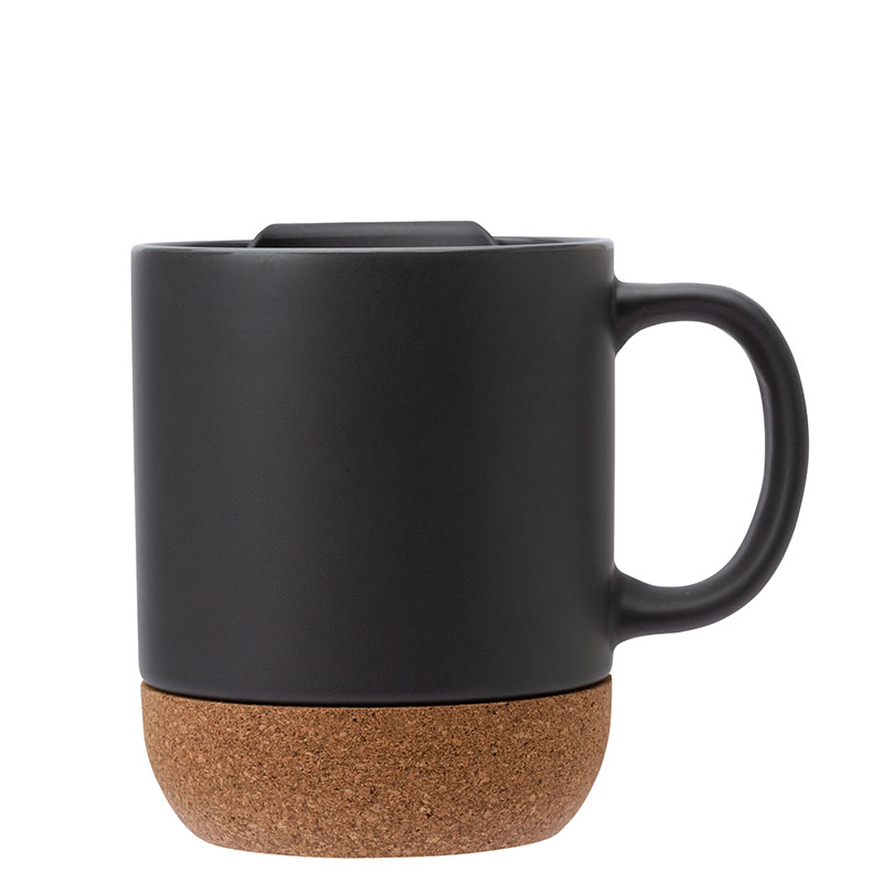 Kenya 14 oz. Ceramic Mug With Cork Base 1