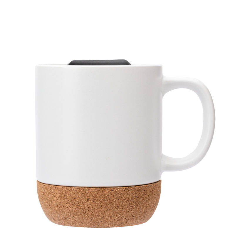 Kenya 14 oz. Ceramic Mug With Cork Base 1