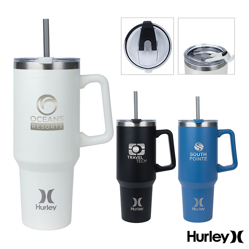 Hurley Oasis 40 oz. Vacuum Insulated Travel Mug 1