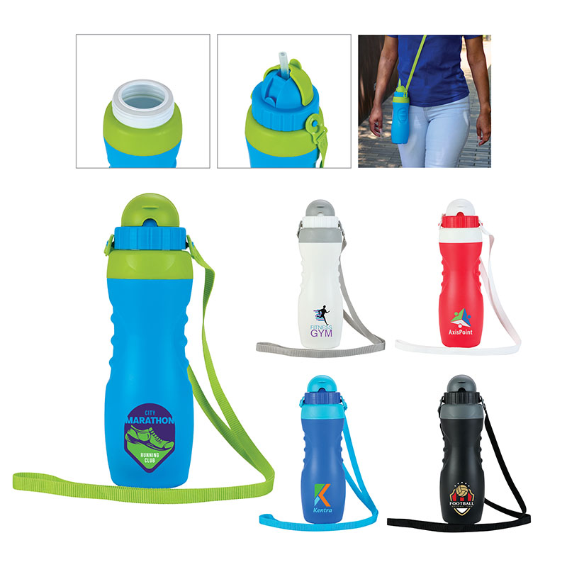 Remi 18 oz. Double Wall Polypropylene Water Bottle 1