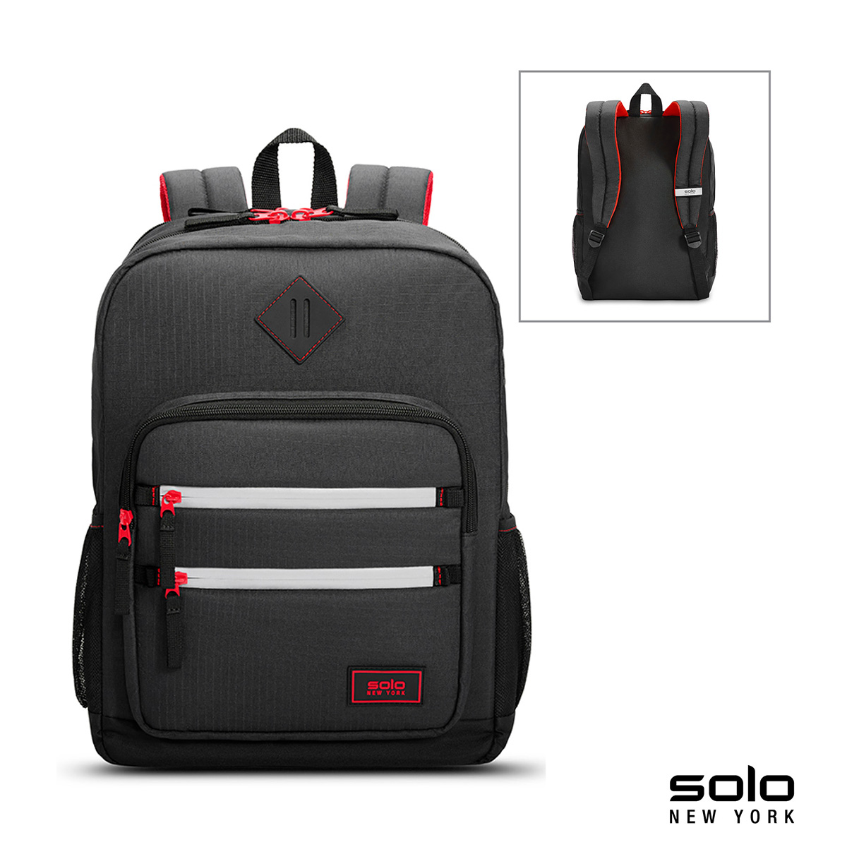 Solo New York Vortex 15.6" Recycled Washable Backpack 1