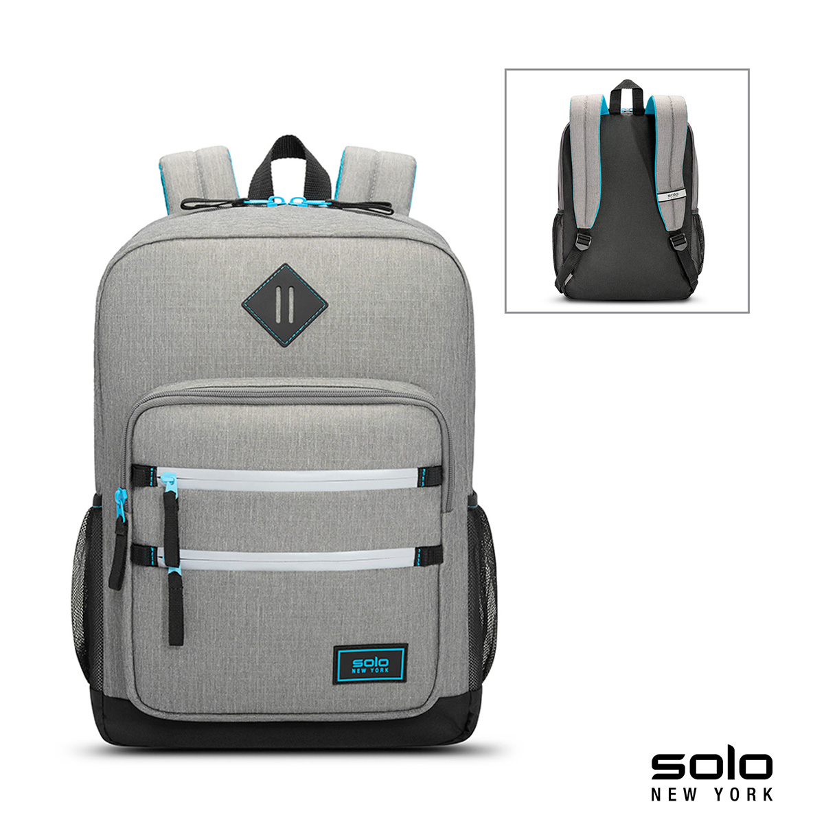 Solo New York Vortex 15.6" Recycled Washable Backpack 1