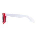 Flare Two-Tone Sunglasses - Red Flare Two-Tone Sunglasses - Red