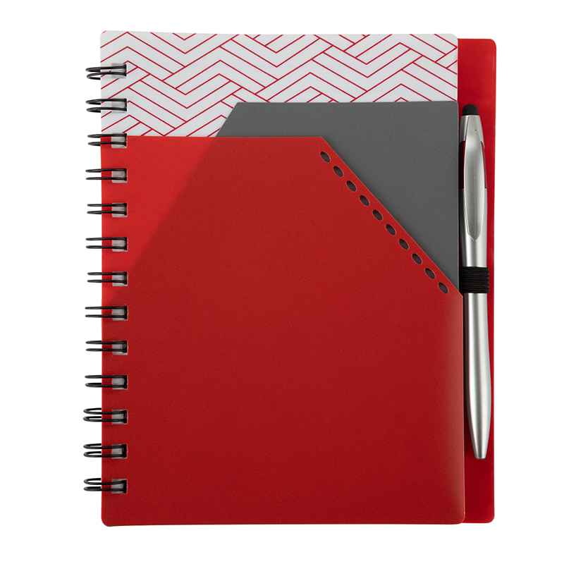 Trapezoid Junior Notebook w/ Stylus Pen 1