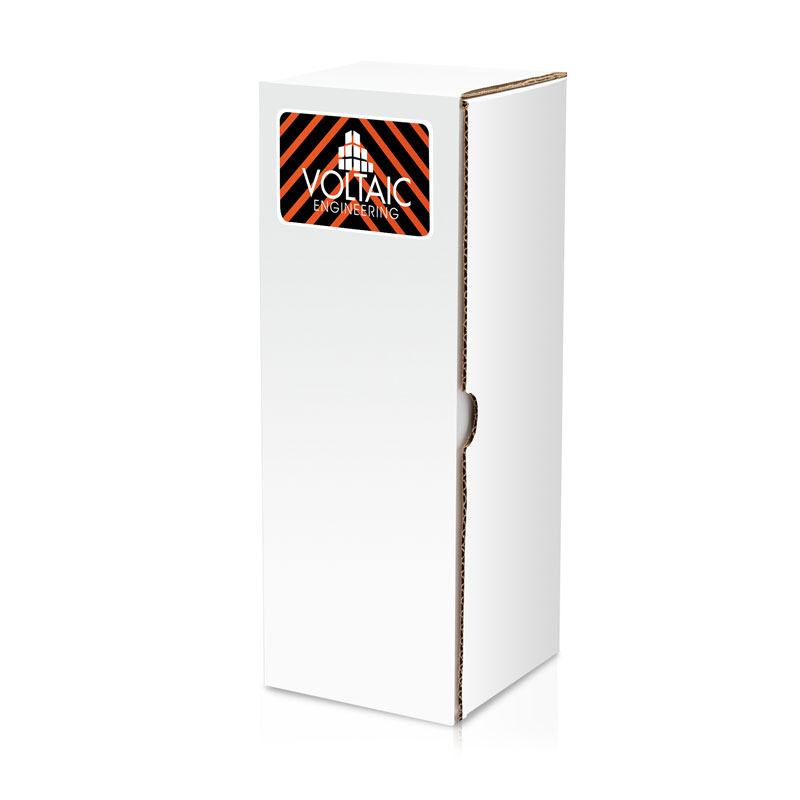 Corrugated Drinkware Box with Full Color Label 1 Corrugated Drinkware Box with Full Color Label 1