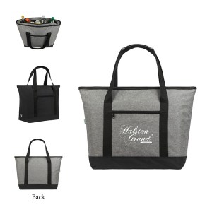 Shoreline RPET 24-Can Cooler Tote Bag 1 Shoreline RPET 24-Can Cooler Tote Bag 1