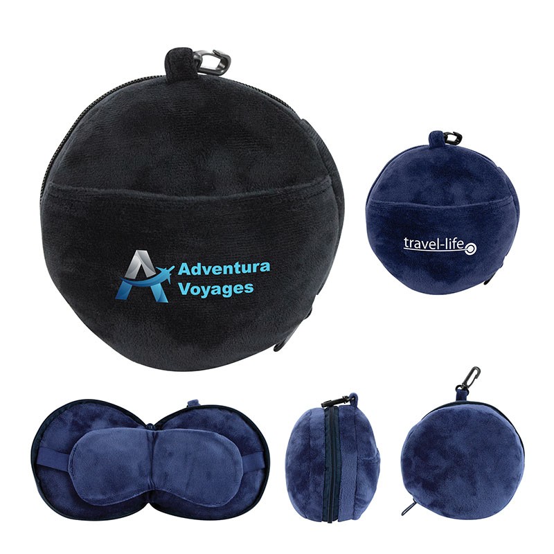 Journey Neck Pillow With Built-In Sleep Mask 1