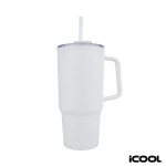 iCOOL Ouray 30 oz. Double Wall Polypropylene Travel Tumbler - White iCOOL Ouray 30 oz. Double Wall Polypropylene Travel Tumbler - White