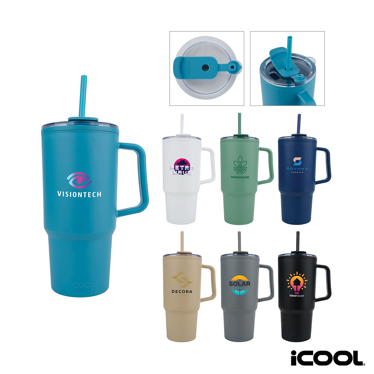 iCOOL Ouray 30 oz. Double Wall Polypropylene Travel Tumbler 1